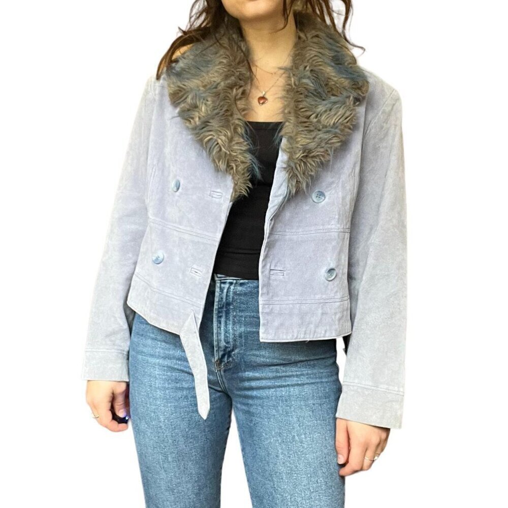 Vintage Leather & Faux Jacket